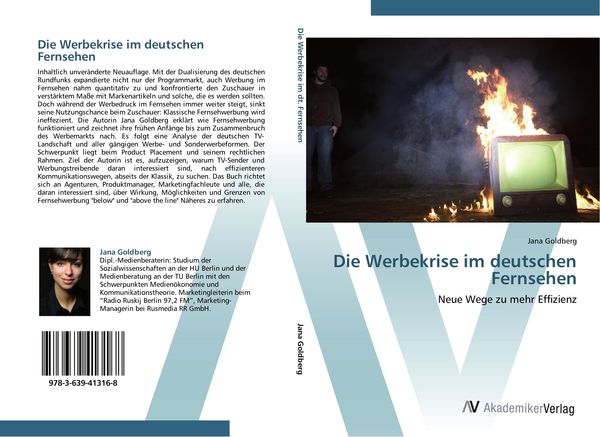 Produktbild: Die Werbekrise im deutschen Fernsehen