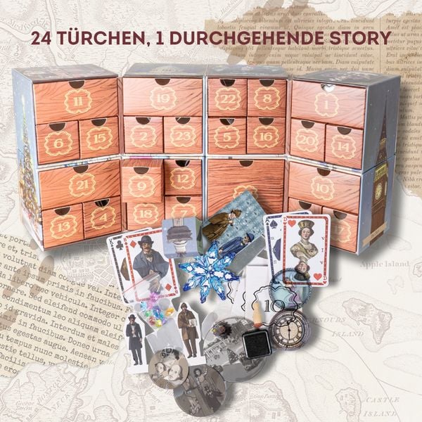 Produktbild: Escape Experience Adventskalender &ndash; Der magische R&auml;tselw&uuml;rfel: Sherlock Holmes und das mysteri&ouml;se Geschenk