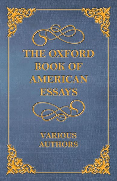 Produktbild: The Oxford Book of American Essays