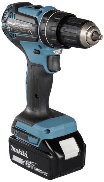 Produktbild: Makita DHP485RTJ 2-Gang-Akku-Schlagbohrschrauber inkl. 2. Akku, inkl. Ladeger&auml;t, inkl. Koffer