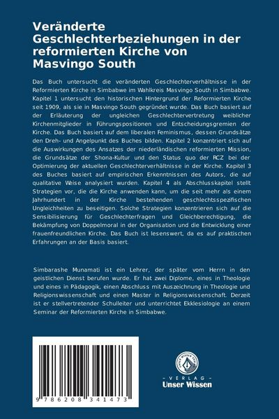 Produktbild: Ver&auml;nderte Geschlechterbeziehungen in der reformierten Kirche von Masvingo South