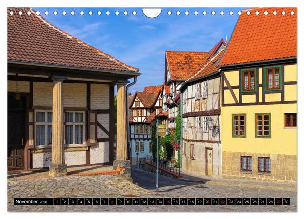 Produktbild: Quedlinburg - Welterbestadt im Harz (Wandkalender 2026 DIN A4 quer), CALVENDO Monatskalender
