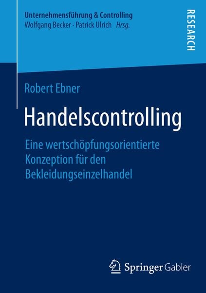 Handelscontrolling, Taschenbuch von Robert Ebner, Springer Fachmedien Wiesbaden GmbH, 9783658089917