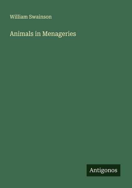 Produktbild: Animals in Menageries