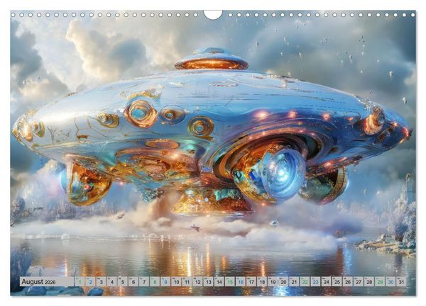 Produktbild: Science-Fiction Erlebnisse - Fantastische Welten (Wandkalender 2026 DIN A3 quer), CALVENDO Monatskalender