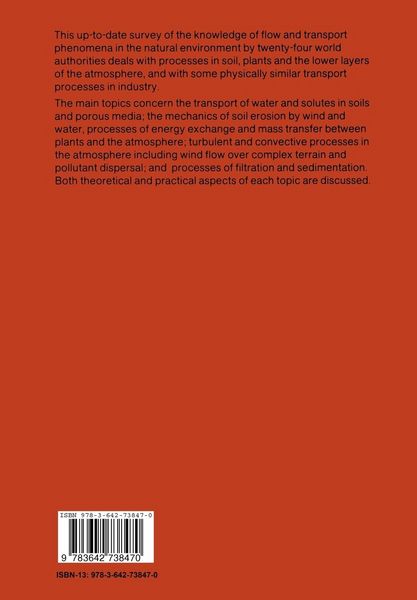 Produktbild: Flow and Transport in the Natural Environment: Advances and Applications