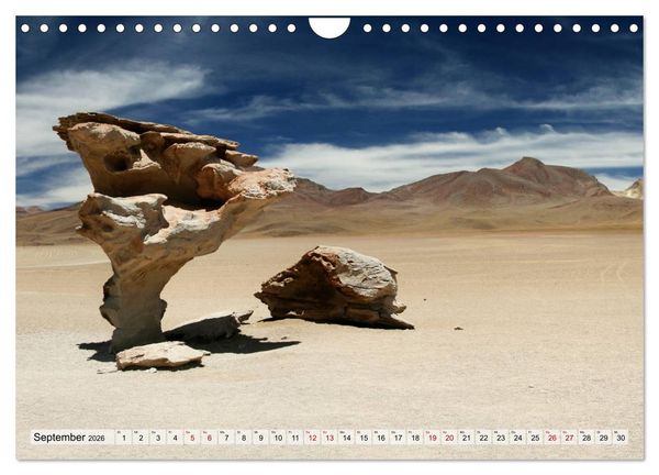 Produktbild: Abenteuer Anden - Peru und Bolivien (Wandkalender 2026 DIN A4 quer), CALVENDO Monatskalender