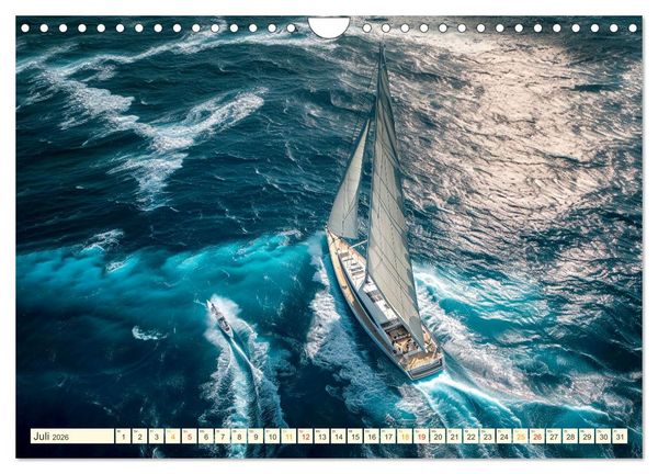 Produktbild: Segeln - sch&ouml;ne Momente (Wandkalender 2026 DIN A4 quer), CALVENDO Monatskalender