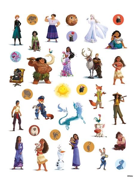 Produktbild: Disney Best of: 1001 Sticker - Stickern - R&auml;tseln - Ausmalen
