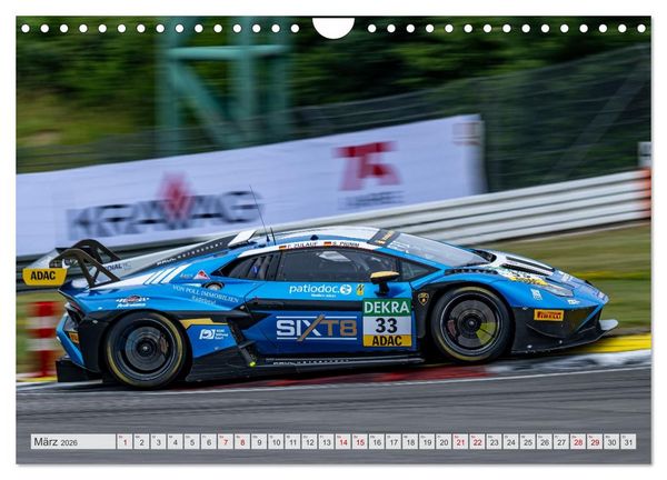 Produktbild: Wilde Stiere am N&uuml;rburgring (Wandkalender 2026 DIN A4 quer), CALVENDO Monatskalender
