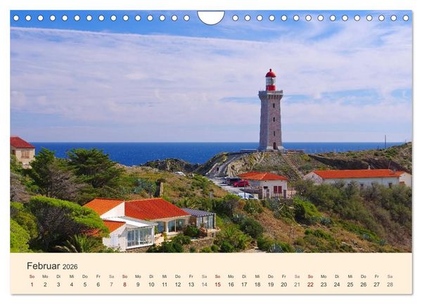 Produktbild: Cote Vermeille - Wo die Pyren&auml;en das Meer k&uuml;ssen (Wandkalender 2026 DIN A4 quer), CALVENDO Monatskalender