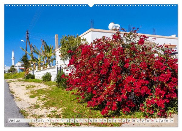 Produktbild: Urlaubsparadies in Nordzypern (hochwertiger Premium Wandkalender 2026 DIN A2 quer), Kunstdruck in Hochglanz