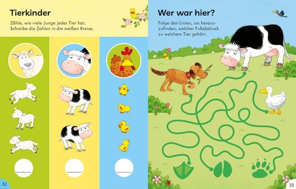Produktbild: Mein Alles-drin-Mitmachbuch: Auf dem Bauernhof