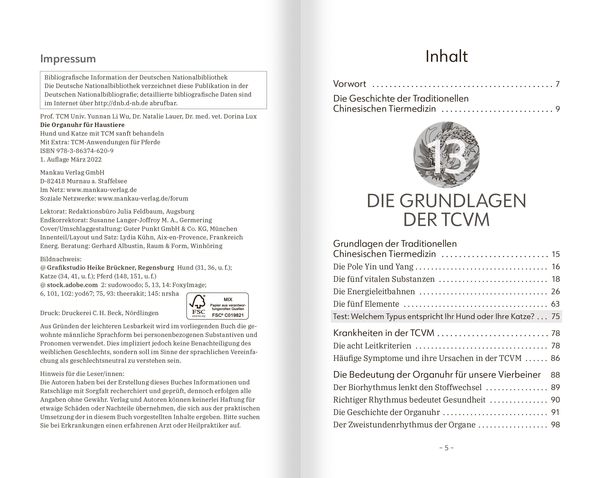 Produktbild: Die Organuhr f&uuml;r Haustiere