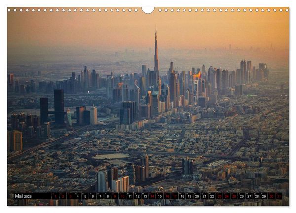Produktbild: Dubai Panoramen (Wandkalender 2026 DIN A3 quer), CALVENDO Monatskalender