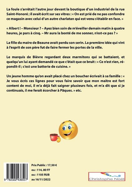 Produktbild: Des milliers de plaisanteries