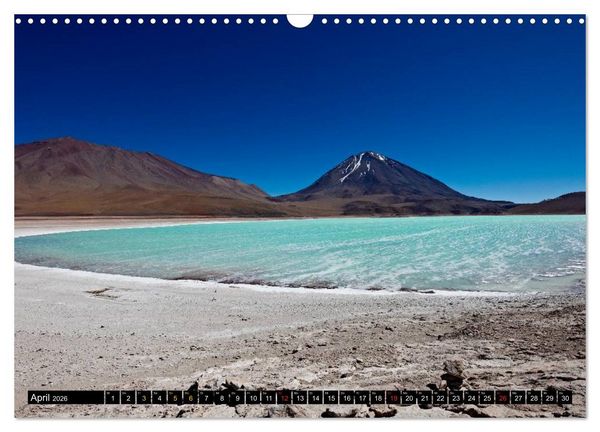 Produktbild: Bolivien Andenlandschaften "CH-Version" (Wandkalender 2026 DIN A3 quer), CALVENDO Monatskalender