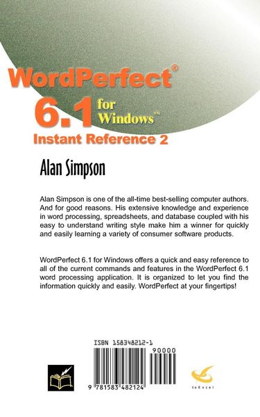 Produktbild: WordPerfect 6.1 for Windows Instant Reference