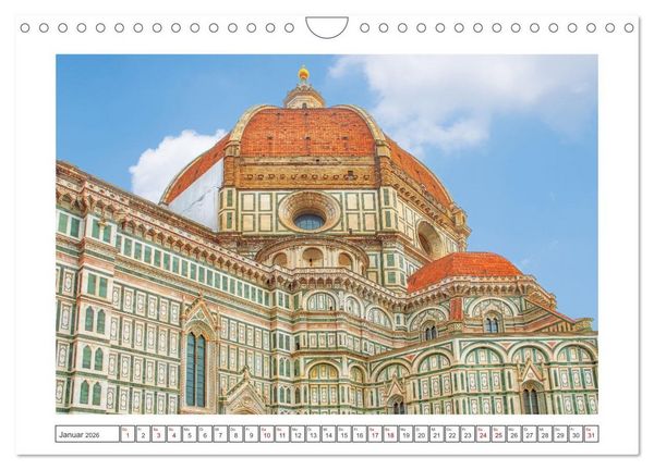 Produktbild: Florenz - Reiseziel in der Toskana (Wandkalender 2026 DIN A4 quer), CALVENDO Monatskalender