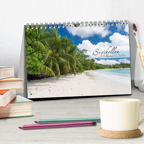 Produktbild: Seychellen - Willkommen im Paradies (Tischkalender 2026 DIN A5 quer), CALVENDO Monatskalender