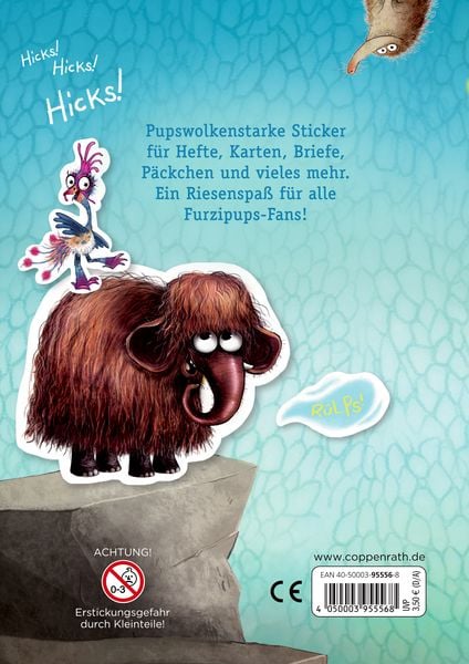 Produktbild: Furzipups, der Knatterdrache - Stickerheft