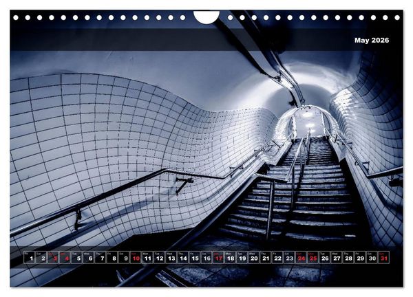 Produktbild: London Underground 2026 (Wall Calendar 2026 DIN A4 landscape), CALVENDO 12 Month Wall Calendar
