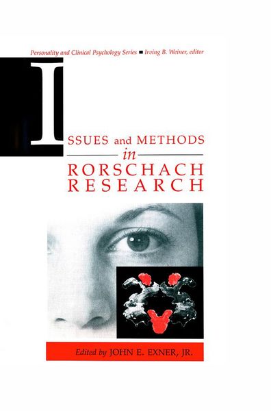 Produktbild: Issues and Methods in Rorschach Research