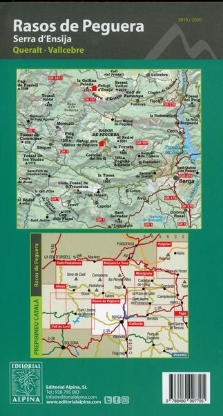 Produktbild: Wanderkarte Rasos Peguera 1:25 000