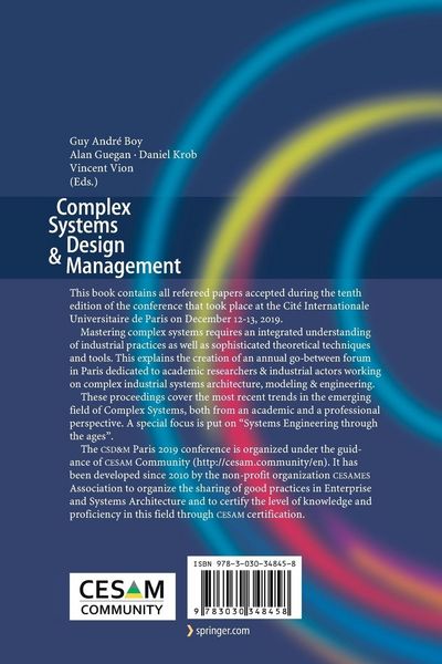 Produktbild: Complex Systems Design & Management