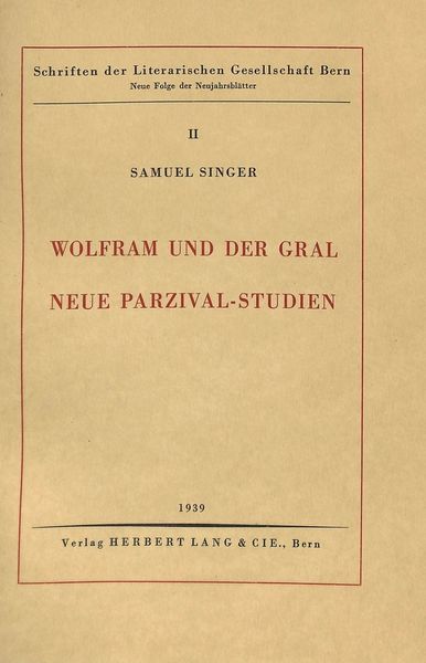 Produktbild: Wolfram und der Gral