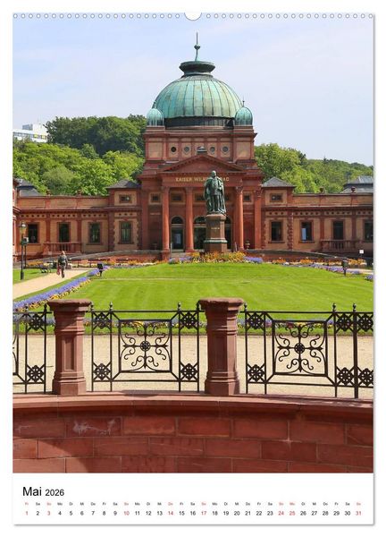 Produktbild: Bad Homburg 2026 von Petrus Bodenstaff (Wandkalender 2026 DIN A2 hoch), CALVENDO Monatskalender