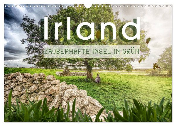Produktbild: Irland - Zauberhafte Insel in gr&uuml;n (Wandkalender 2026 DIN A3 quer), CALVENDO Monatskalender
