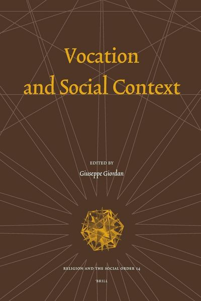 Produktbild: Vocation and Social Context