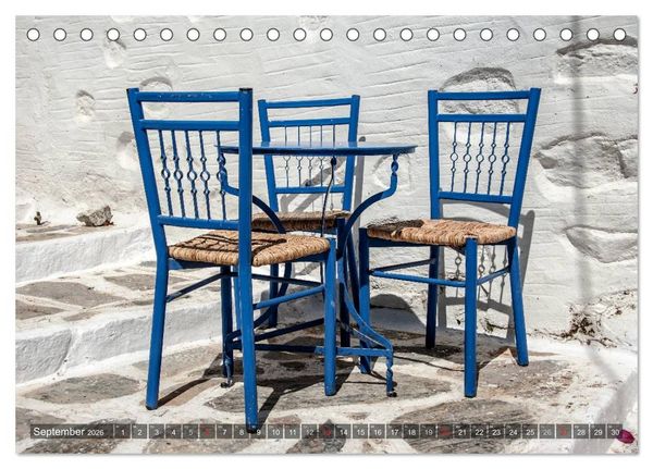 Produktbild: Griechische Momente (Tischkalender 2026 DIN A5 quer), CALVENDO Monatskalender