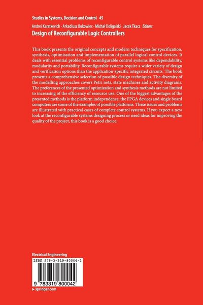 Produktbild: Design of Reconfigurable Logic Controllers