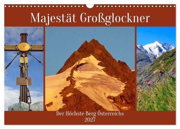 Produktbild: Majest&auml;t Gro&szlig;glockner (Wandkalender 2027 DIN A3 quer), CALVENDO Monatskalender