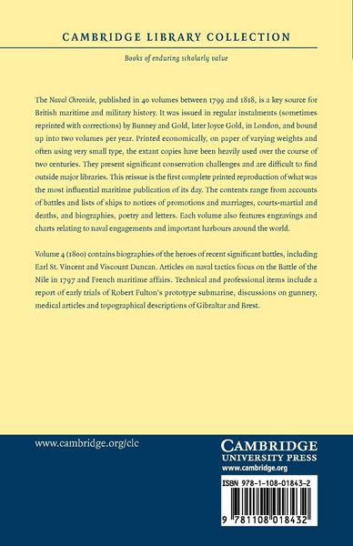 Produktbild: The Naval Chronicle - Volume 4