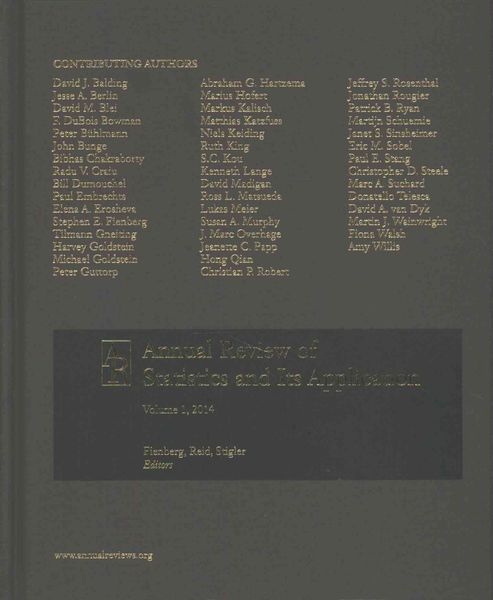 Produktbild: Annual Reviews of Statistics and its Application