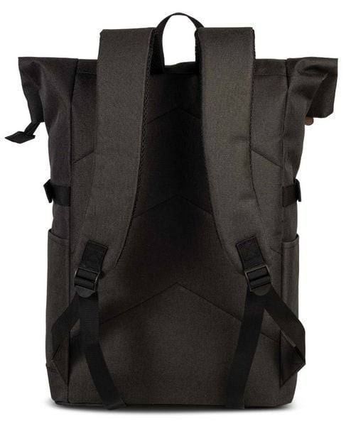 Produktbild: BESTWAY&reg; Rucksack Campus Sytle, Rolltop, schwarz/schwarz, variabel von 19 bis 25 Litern