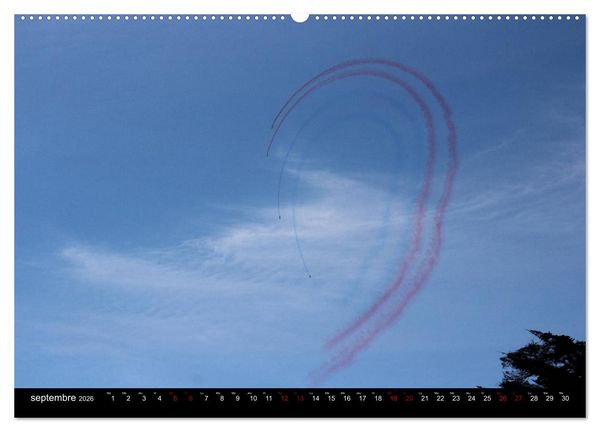 Produktbild: Arabesques dans le ciel de France (Calendrier mural 2026 DIN A2 vertical) calendrier de bureau