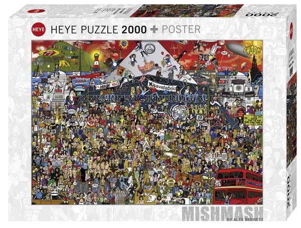 Heye - Standardpuzzle - British Music History 2000 Teile