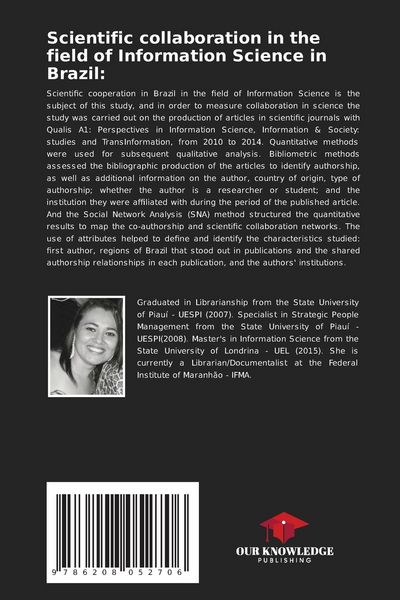Produktbild: Scientific collaboration in the field of Information Science in Brazil: