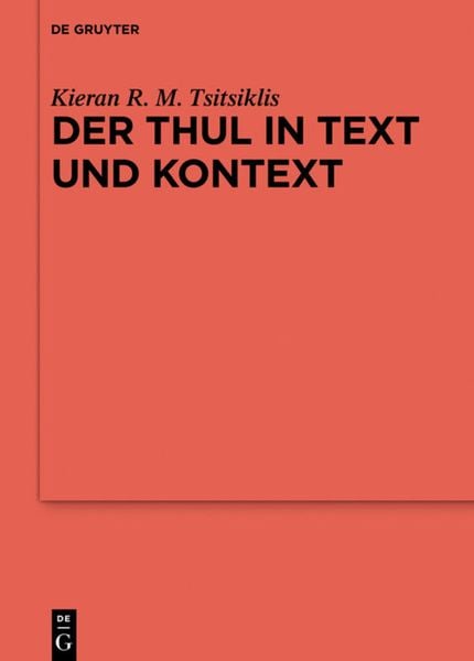 Produktbild: Der Thul in Text und Kontext