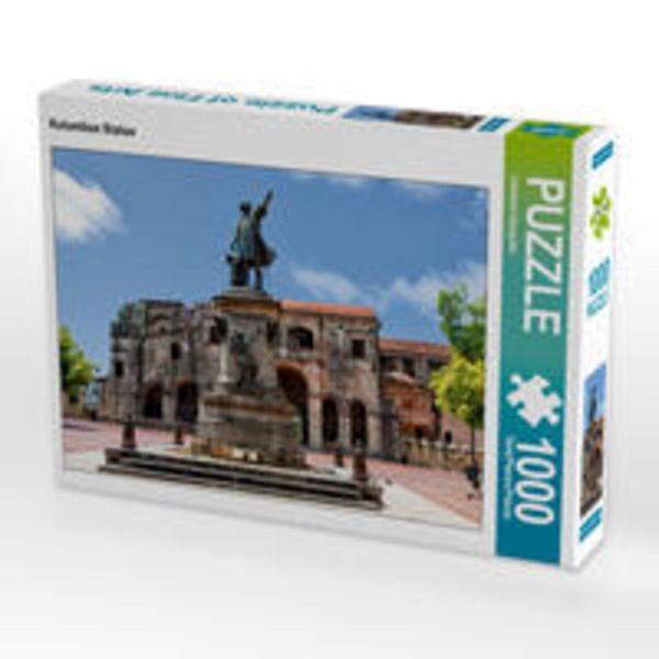 CALVENDO Puzzle Kolumbus Statue 1000 Teile Lege-Größe 64 x 48 cm Foto-Puzzle Bild von hessbeck.fotografix