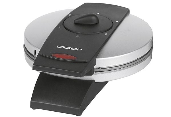 Produktbild: Cloer 1629 Herz-Waffeleisen mit manueller Temperatureinstellung Edelstahl, Schwarz