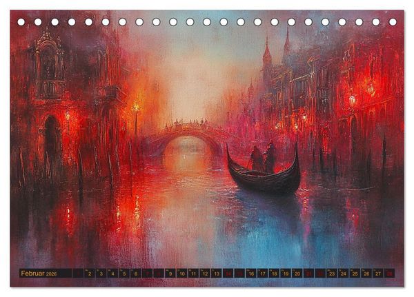 Produktbild: Visionen aus 1001 Nacht (Tischkalender 2026 DIN A5 quer), CALVENDO Monatskalender