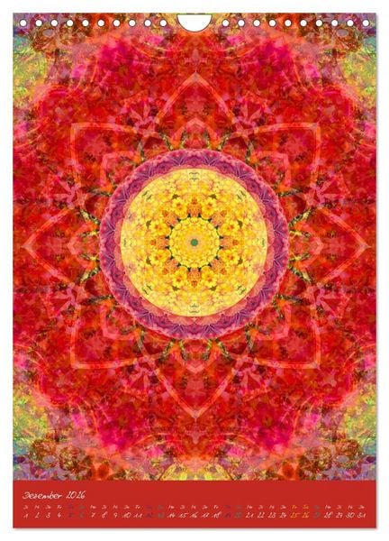 Produktbild: MANDALAS der Natur (Wandkalender 2026 DIN A4 hoch), CALVENDO Monatskalender
