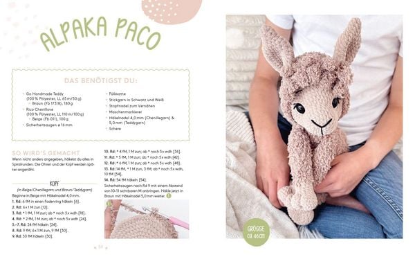 Produktbild: Meine liebsten Kuschelfreunde | H&auml;kel-Tiere aus Flauschgarn h&auml;keln von SPIEGEL-Bestsellerautorin @nadelkunst.handmade