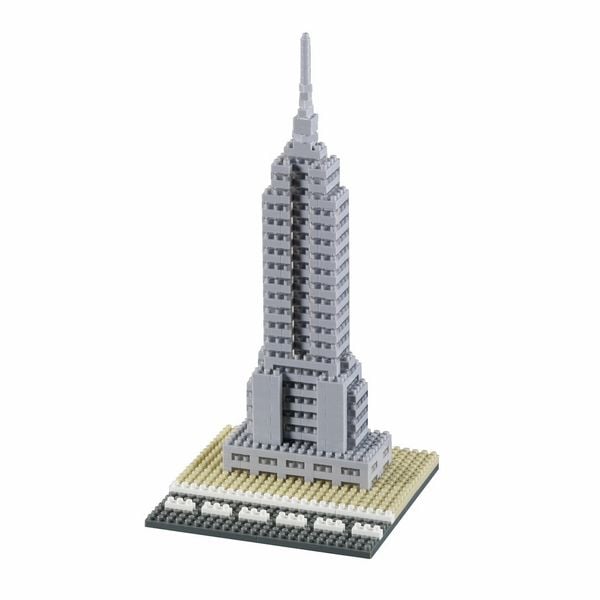 Produktbild: BRIXIES 200051 - Empire State Building, 3D Konstruktionsbausatz aus Ministeinen, 353 Teile