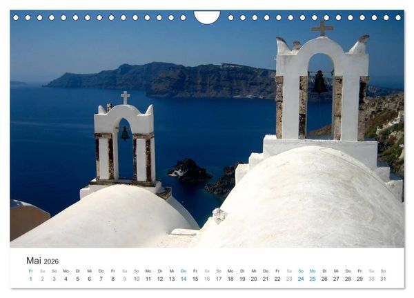 Produktbild: Hellas - ein Meer der Farben (Wandkalender 2026 DIN A4 quer), CALVENDO Monatskalender